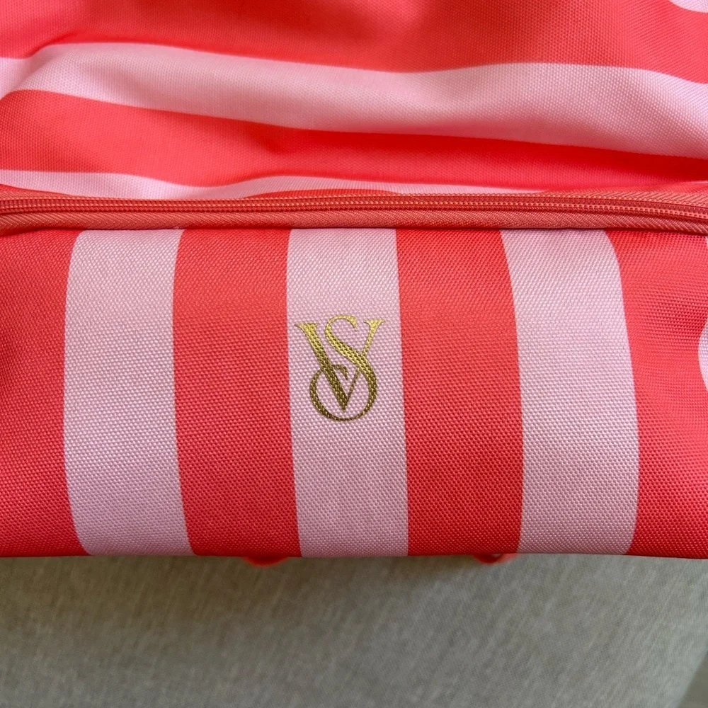 Striped Pink and Red Backpack Victoria secret - Picture 2 of 8